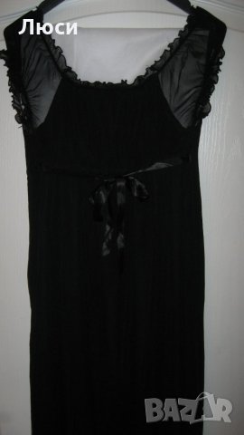 рокля черна-ефирна, снимка 5 - Рокли - 23703593