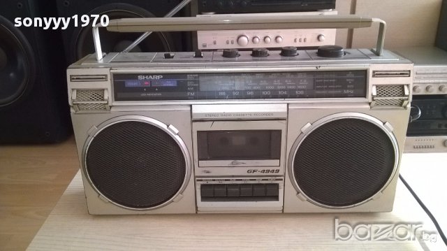 OLD-Ретро колекция от sharp gf-4949zg-внос швеицария, снимка 9 - Радиокасетофони, транзистори - 17082817