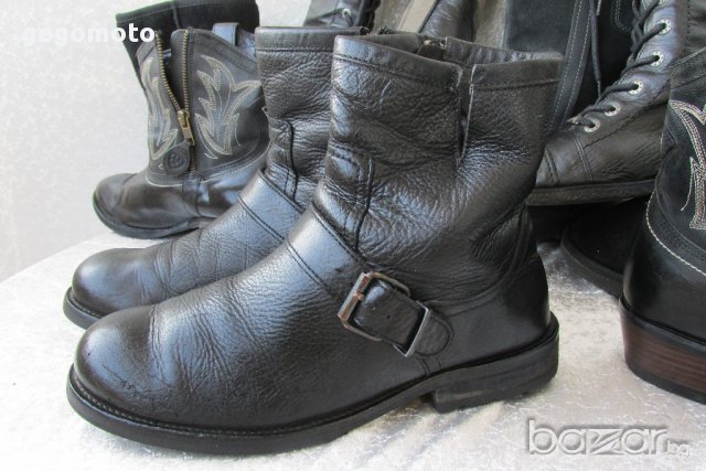 bili bi® original,N- 39, унисекс мото боти,байк боти, 100% естествена кожа,GOGOMOTO.BAZAR.BG®