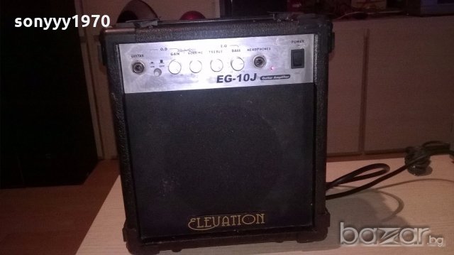 elevation eg-10j-guitar amplifier-28х25х14см-внос англия, снимка 5 - Ресийвъри, усилватели, смесителни пултове - 19657118