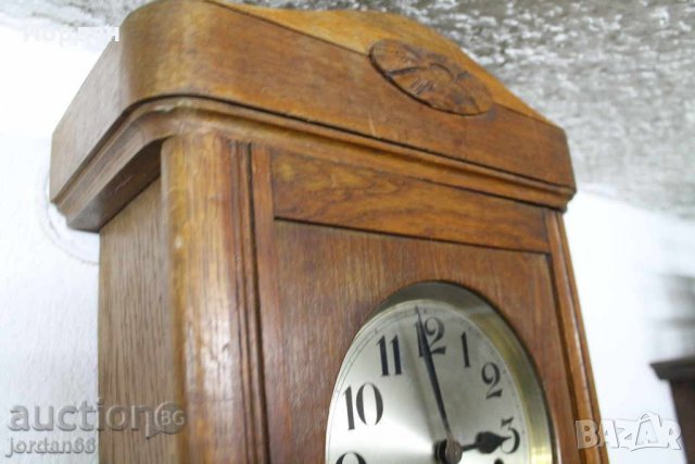 Дървен френски стенен часовник, снимка 3 - Стенни часовници - 23091778