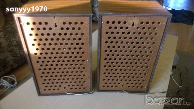 onkyo-stereo speakers-ретро тонколони -40/25/18см-2 броя от швеицария, снимка 8 - Ресийвъри, усилватели, смесителни пултове - 8770728