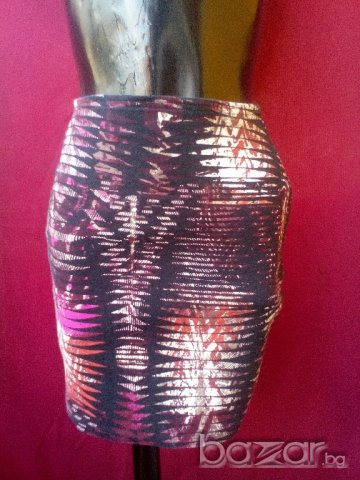 Лилава къса пола М/Л