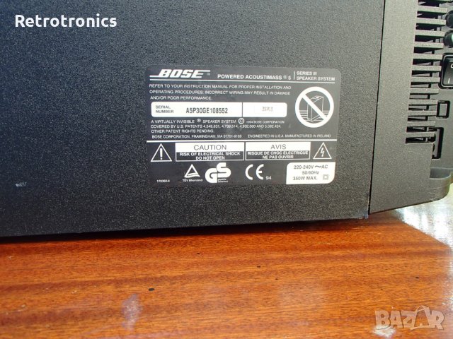 Bose Acoustimass 5 Series III , снимка 4 - Тонколони - 23078934