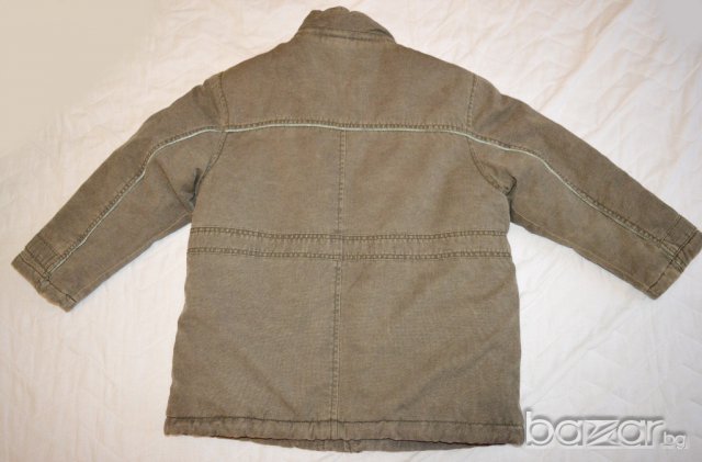 S. Oliver детско милитари яке зимно ватирано размер 128-134, снимка 3 - Детски якета и елеци - 14279387