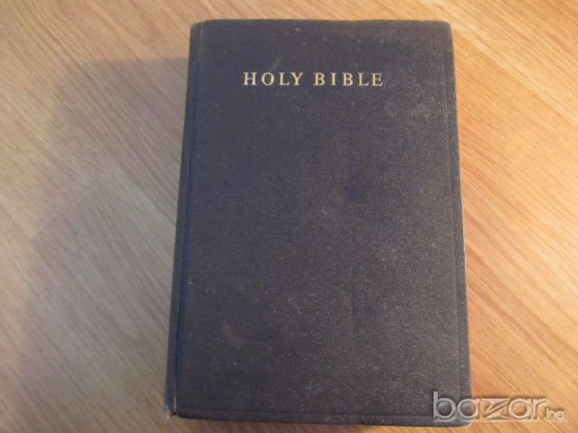 †Старинна американска библия American Bible - 1094 ст. стария и новия завет , снимка 1 - Антикварни и старинни предмети - 18166262