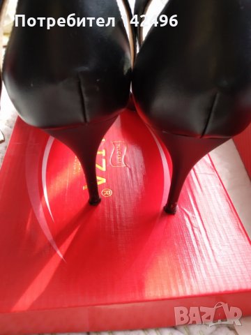Елегантни обувки от естествена кожа, снимка 4 - Дамски обувки на ток - 23123691