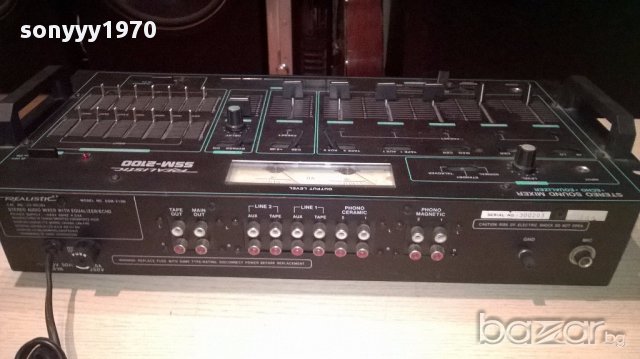 realistic mixer-внос англия, снимка 5 - Ресийвъри, усилватели, смесителни пултове - 14583526