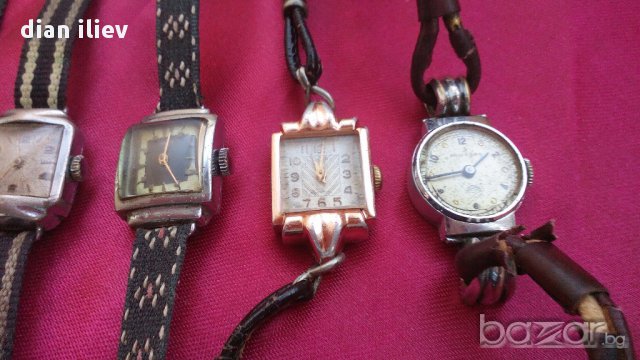 Стари дамски механични работещи-, снимка 2 - Антикварни и старинни предмети - 13856505