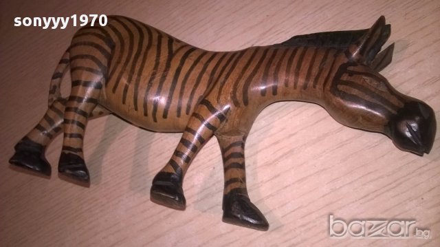 Зебра-тиково дърво-22х12х5см-внос швеицария, снимка 10 - Антикварни и старинни предмети - 17393092