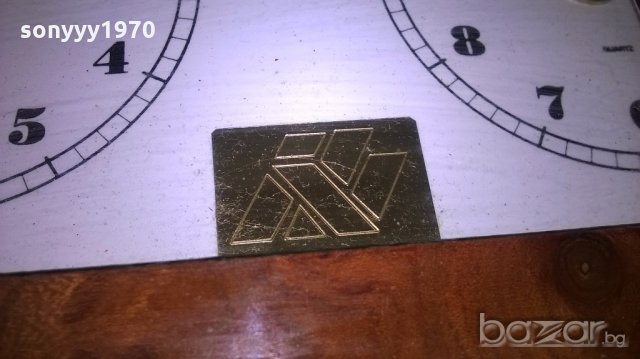 herralz-двоен часовник-25х15х5см-внос швеицария, снимка 6 - Антикварни и старинни предмети - 18226640