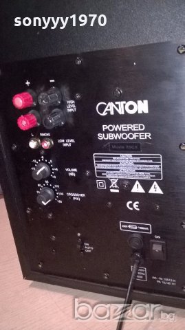 canton powered subwoofer 40х38х23см-внос швеицария, снимка 18 - Тонколони - 18409623