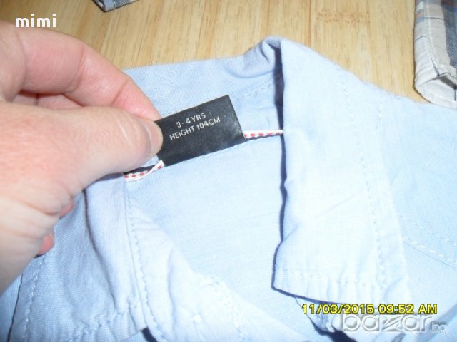  Ризи 3 бр. -6 лв. за трите, снимка 3 - Детски ризи - 10030432