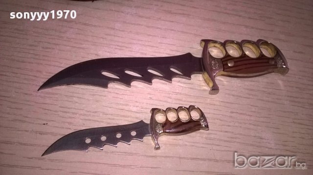 немски ножове в кания 17см с канията-внос швеицария, снимка 15 - Антикварни и старинни предмети - 18040006