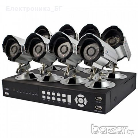 Хард диск 1тб-1800 твл Hd пакет-dvr4 канален+4 камери по ваш избор ,пълна система за видеонаблюдение, снимка 4 - Камери - 9682617