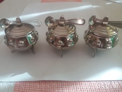 Индивидуални съдове (прибори) за хайвер,горчица., снимка 6 - Прибори за хранене, готвене и сервиране - 22849342