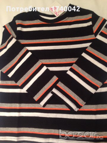нова памучна блуза с дълъг ръкав 1,5-2 год. и 2-3год., снимка 3 - Детски Блузи и туники - 20874344
