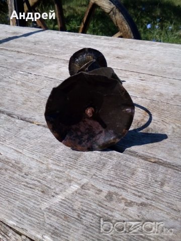 Свещник от  ковано желязо, снимка 5 - Антикварни и старинни предмети - 16810906