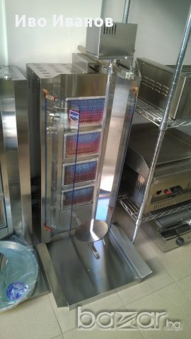 Газов дюнер с четири хоризонтални горелки и стъклени вратички, снимка 6 - Друго търговско оборудване - 12708715