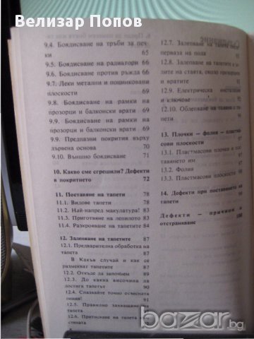 Боядисване и поставяне на тапети, снимка 3 - Художествена литература - 13743573