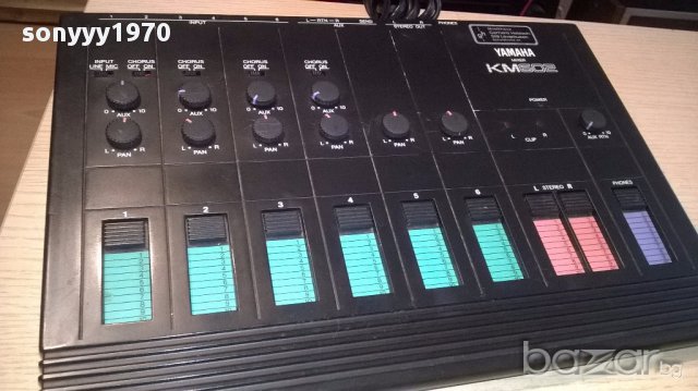 Yamaha km602 made in japan-mixer-внос швеицария, снимка 2 - Ресийвъри, усилватели, смесителни пултове - 16067255