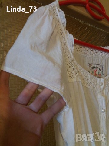 Дам.риза-"JUMP&FISH"-/памук/, цвят-бяла-2. Закупена от Италия., снимка 7 - Ризи - 21945983