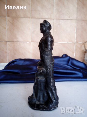 стара метална статуетка, снимка 4 - Антикварни и старинни предмети - 22506377