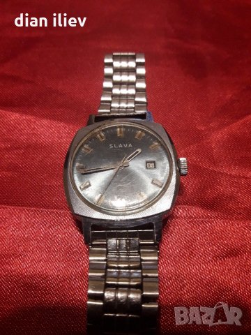 Стар механичен часовник-СЛАВА, снимка 9 - Антикварни и старинни предмети - 25303990