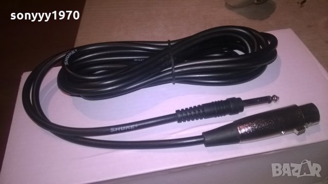 SHURE//shure-ПРОФИ-кабел за микрофон-нов-внос швеицария, снимка 13 - Микрофони - 25026749