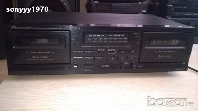 поръчан-Pioneer ct-w208r reverse/dolby bc nr-2 гнезда-внос швеицария, снимка 3 - Ресийвъри, усилватели, смесителни пултове - 15846282