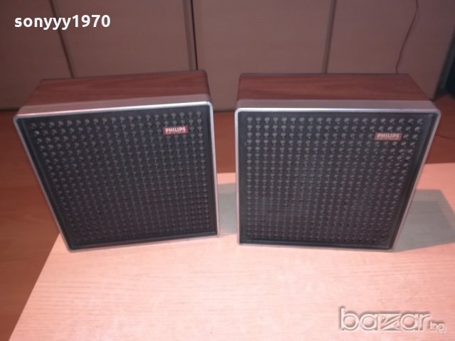 philips made in holland-23х23х11см-внос франция, снимка 6 - Тонколони - 21335629