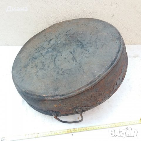 стара кована калайдисана тава за лютеница, агнета , снимка 10 - Антикварни и старинни предмети - 25229763