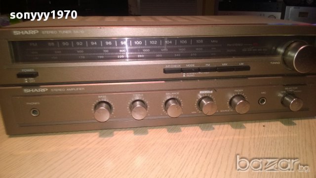 sharp sa-10hb-stereo receiver-160w-made in japan-внос швеицария, снимка 10 - Ресийвъри, усилватели, смесителни пултове - 8928301