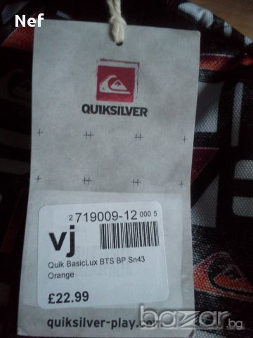  Нова раница Quiksilver BasicLux, оригинал , снимка 10 - Чанти - 15452301
