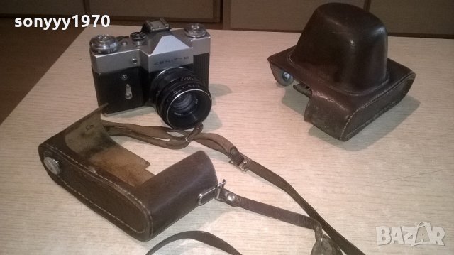 zenit b-made in ussr-ретро фотоапарат+кожен кобур, снимка 10 - Фотоапарати - 21759364