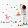 Спонджбоб спондж боб квадратни гащи spongebob стикер лепенка за стена и мебел за детска стая, снимка 1 - Други - 21825415