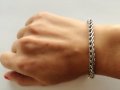 Сребърна  гривна  - сребро проба 925, снимка 4
