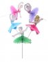 5 бр Балерина разгъваща пола пачка балерини топер клечки украса декор за торта мъфини парти рожден 