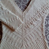 Страхотен мрежест пуловер-"Handknit", снимка 2 - Блузи с дълъг ръкав и пуловери - 16016146