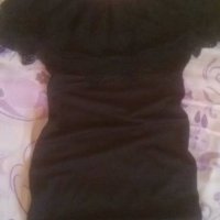 Дамска черна рокля РАЗПРОДАЖБА, снимка 2 - Рокли - 24814751