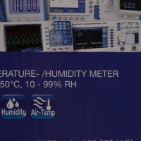 Цифров термометър с влагомер /-10°C + 50°C/, немски, внос от Германия, снимка 10 - Други инструменти - 20883989