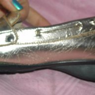 Сребърни ортопедични обувки / мокасини ”Lalikaer” shoes / малък номер , снимка 5 - Дамски ежедневни обувки - 14906902