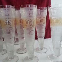 Ретро стъклени чаши вази , снимка 8 - Антикварни и старинни предмети - 20535443