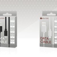 Текстилен кабел за данни micro USB, 1.5м, снимка 2 - USB кабели - 23649122