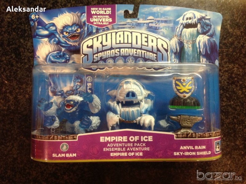 Нов ps3,ps4 Skylanders Empire Of Ice Slam Bam Spyro Adventure pack, снимка 1