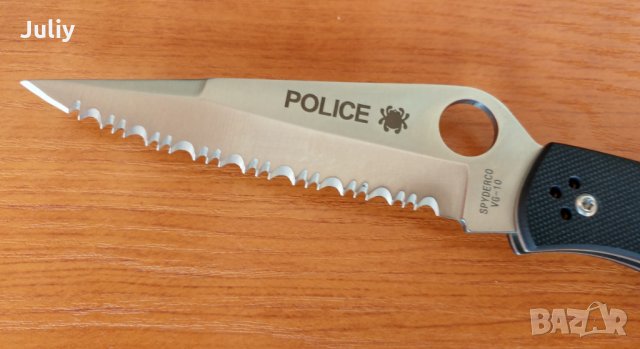 Сгъваем нож Spyderco Police 4 , снимка 6 - Ножове - 17992564