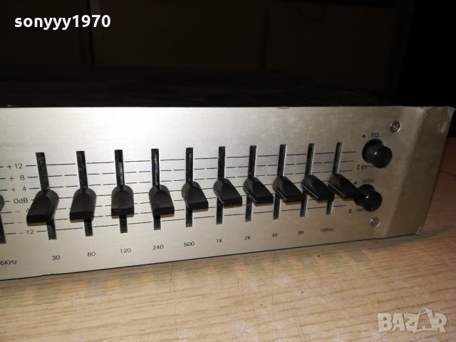 monacor ge-206a equalizer-made in taiwan-внос швеицария, снимка 12 - Ресийвъри, усилватели, смесителни пултове - 21638848