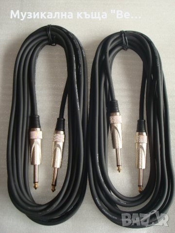 Инструментален кабел жак-жак 6м., снимка 1 - Китари - 24791323