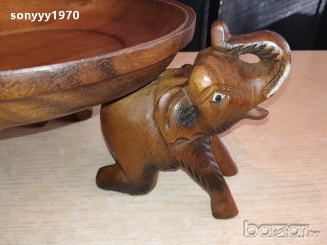 ретро колекция-композиция три слона-внос швеицария 33х14см, снимка 9 - Колекции - 20932427