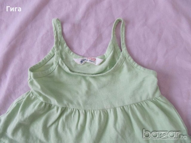 Зелена рокличка на воали 2/4г, снимка 4 - Детски рокли и поли - 18302208